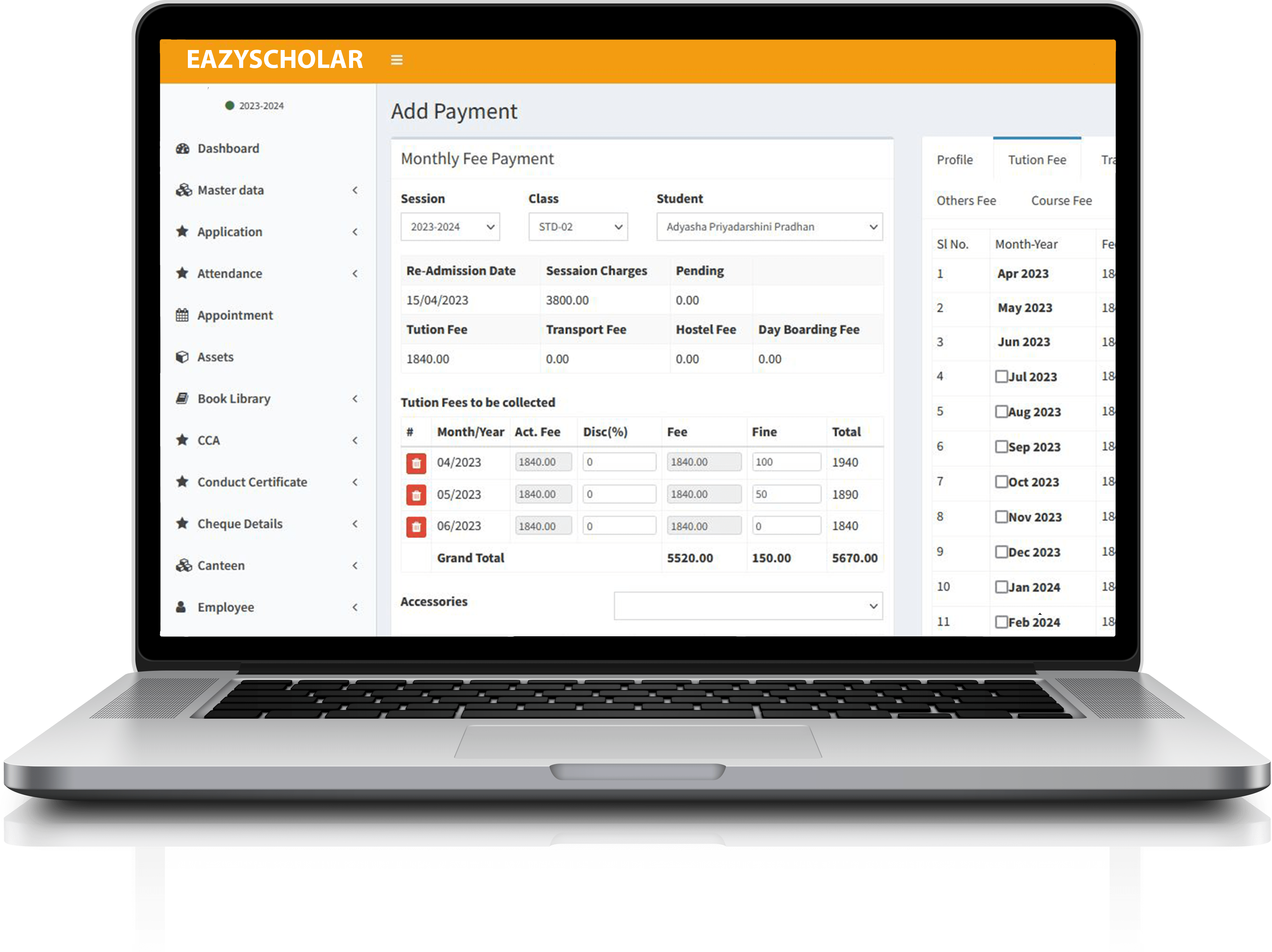 Fee Management for Digitalpay